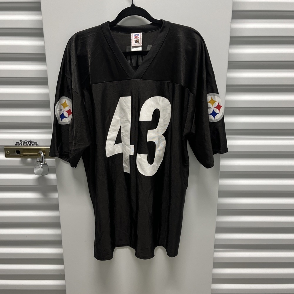 Vintage PITTSBURGH STEELERS #43 TROY POLAMALU NFL JERSEY MENS XL